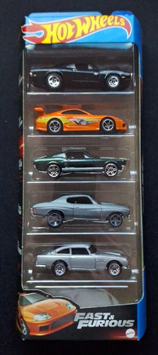 Pack De 5 Hot Wheels Fast & Furious 