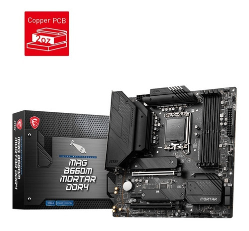 Msi Mag B660m Mortar Microatx Ddr4 - Intel 13ª Y 12ª Gen