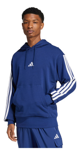 Sudadera adidas Casual Essentials Hombre Azul Jd1872