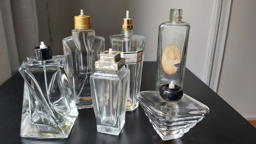 Lote Frascos Perfumes Estilo Vintage Vacios Sin Atomizador
