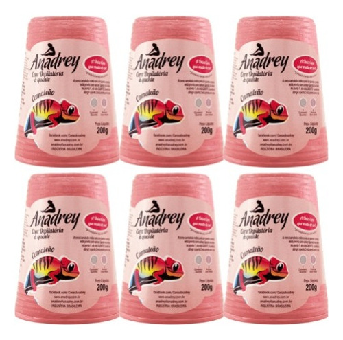 Kit C/ 6 Cera Anadrey Camaleão 200g