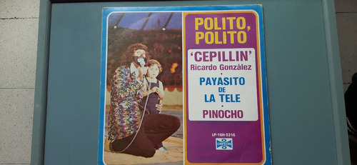 Cepillín Polito, Polito Disco Lp Infantil 1979