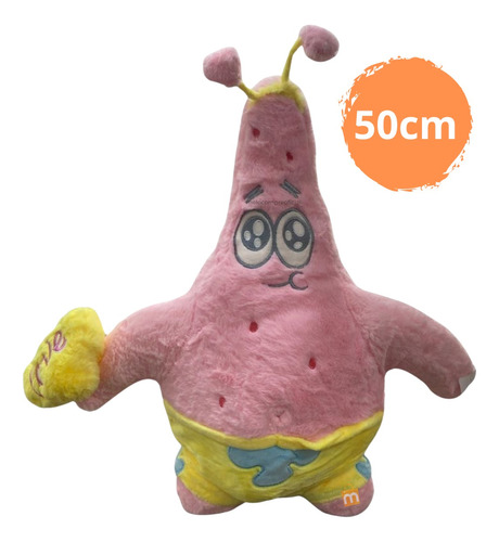 Peluche Patricio 50cm Importados Bob Esponja Suave