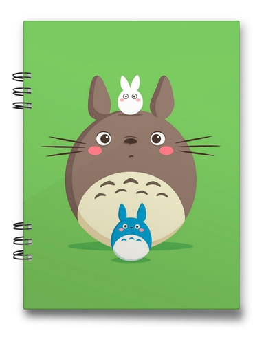 Imagen 1 de 8 de Cuaderno Totoro 15x20 Cms 100 Hojas 