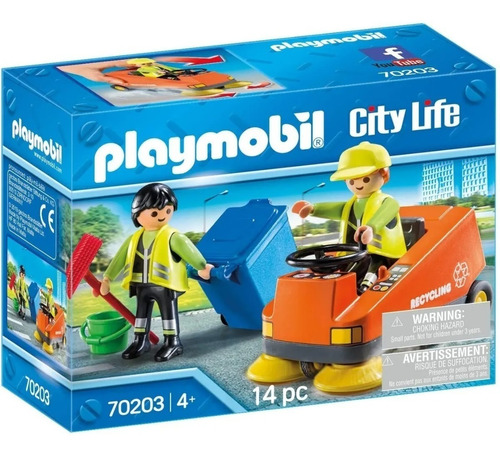 Todobloques Playmobil 70203 City Life Vehículo De Limpieza