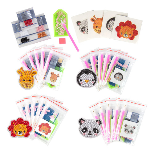 Kit De Manualidades Para Cumpleaños Con Gemas Y Pintura