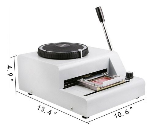 Máquina Embosadora De Tarjetas De 72 Caracteres