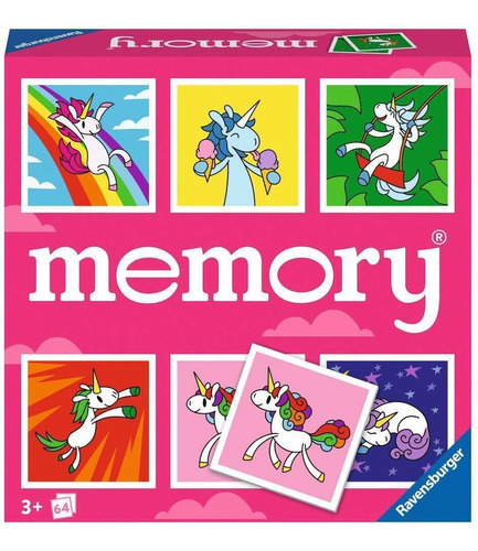 Memory® Unicornios Juego De Mesa Ravensburger