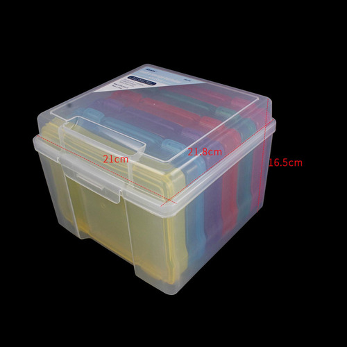 . Estuches De Fotos Y Organizador De Manualidades Multicolor
