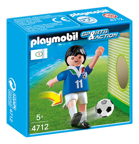 Playmobil Esportes Seleçoes Fifa Jogador Italia 4712