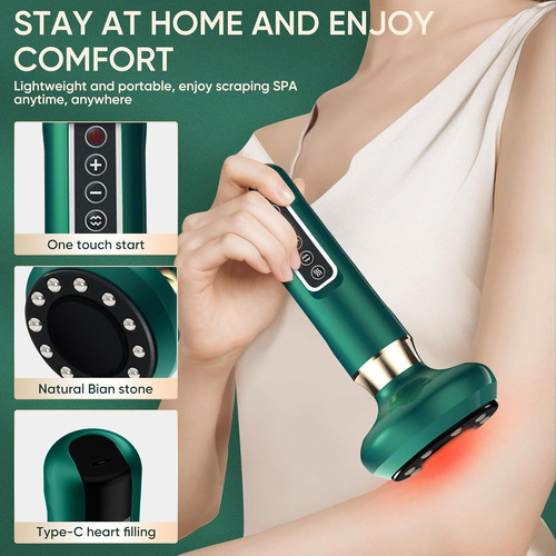Handheld Cellulite Massager - 3 In 1 Vacuum Cupping Set, ...