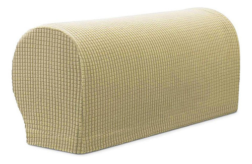 2 Pares (beige Y Rojo) De Protectores De Brazos Para Sofá,