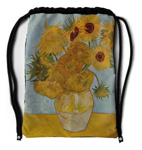 Tula Deportiva Impermeable Los Girasoles Van Gogh