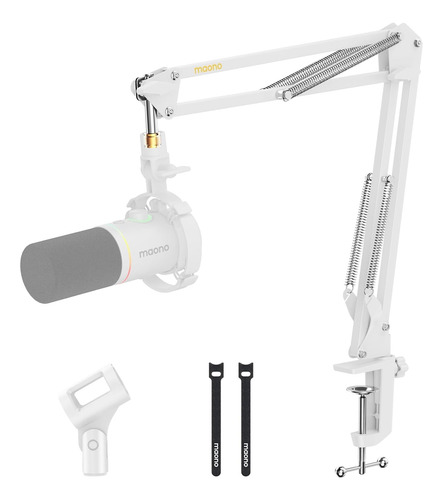 Soporte De Micrófono Ajustable De Metal Con Abrazadera De Es