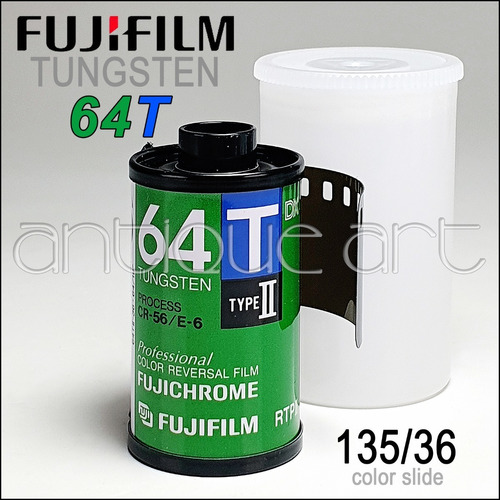 A64 Pelicula Fujichrome 64t Tungsteno Slides E-6 Rollo 35mm
