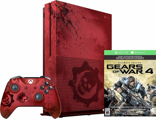 Xbox One S 2tb Gears Of War 4 Edic Limit 2 Controles + Juego