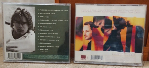 Ricky Martin:a Medio Vivir Y Miguel Bosé: Sereno Bose 2 Cd's (Usado)