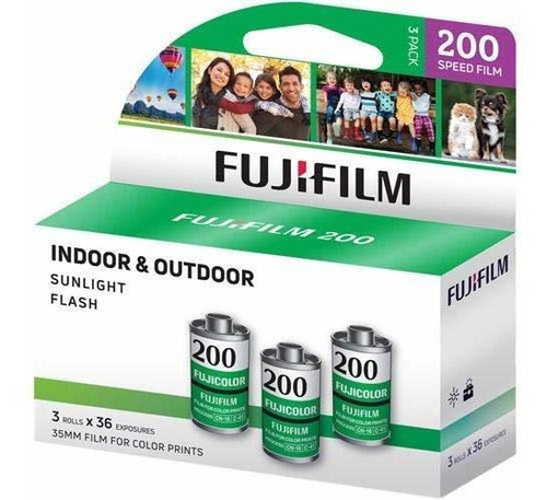 Fujifilm Fujicolor 200 Color Negativo Pelicula Iso