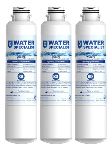 Filtro De Agua Para Refrigerador Waterspecialist Da29-00020b
