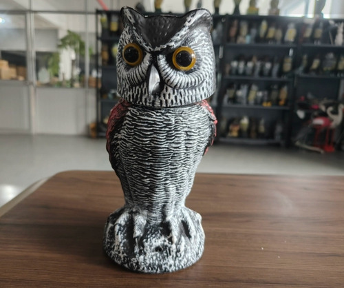 Repelente De Pájaros Giratorio Búho Espantapájaros Señuelo