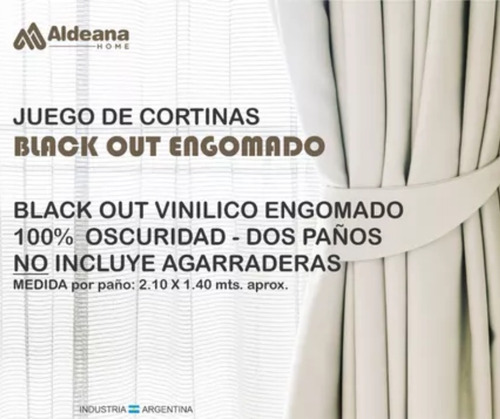 Cortina Black Out Engomada Para Barral