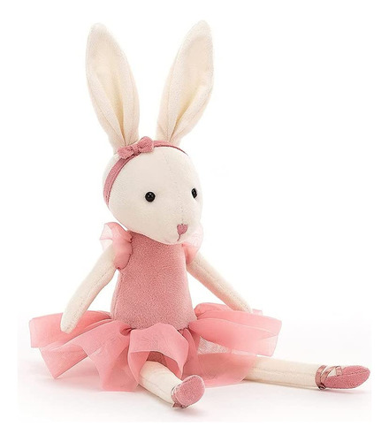 Jellycat Pirouette Bunny Rose Animal De Peluche