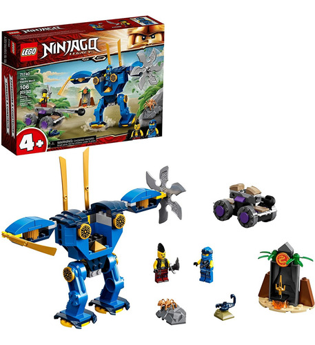 Brinquedo De Montar Ninjago O Electromech De Jay Lego Quantidade de peças 106