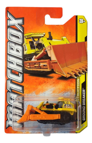 Bulldozer Construcción Maquinaria Amarilla Matchbox Original