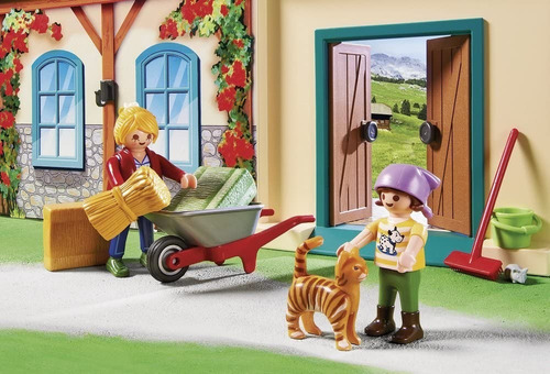 Imagen 3 de 10 de Playmobil 4897 Granja Maletin Country Original Educando