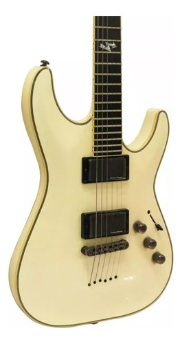 Schecter Blackjack Atx C-1 Seymour Duncan Active Blackouts W Color Blanco Orientación De La Mano Diestro