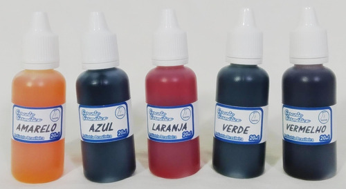 6 X 10ml Corante Cosmetico P/aromatizante Sabonete