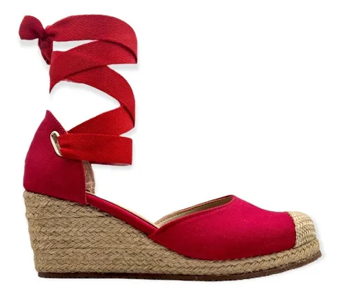 Esparteñas rojas hot sale