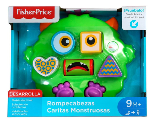 Fisher-price Infantil Rompecabezas Caritas Monstruosas
