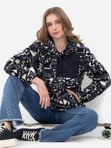Poleron Chiporro Icefur Multicolor Mujer Rip Curl