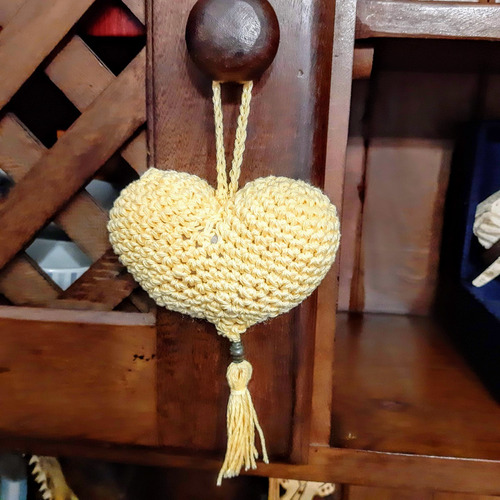 Imagen 2 de 10 de Corazon Crochet Bautismos Comuniones Baby Shower X20