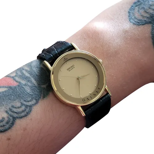 Feminino Seiko Galaxy Vintage Anos80 Quartzjaponês 5y19-5060