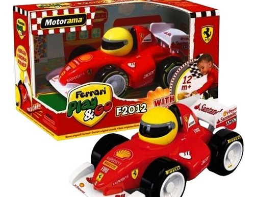 Auto Ferrari Formula 1 Infantil Con Sonido Color Rojo