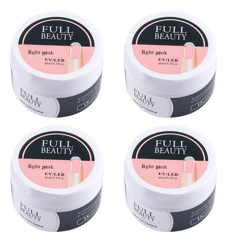15ml 4 Uds Pegamento Para Decoración De Uñas Removible