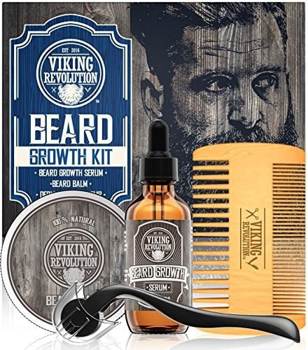 Kit Crecimiento De Barba Profesional Viking Revolution