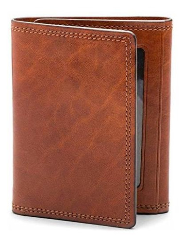 Bosca Men's Wallet, Dolce Leather Double  Tri Fold 8cpjw