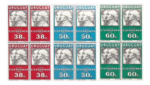 Uruguay Visita Presidente Eisenhower Ae 190/2 Cuadro $$