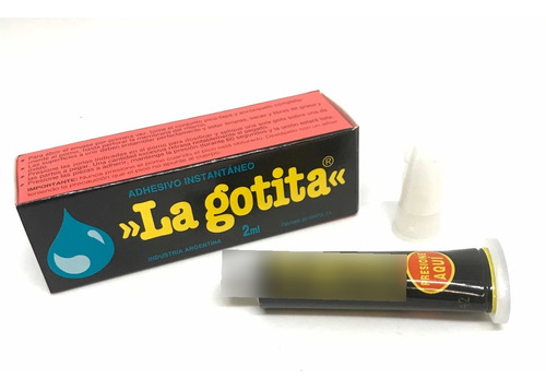 Imagen 4 de 6 de La Gotita Blister X 6u. Pegamento Instantáneo Universal 2ml