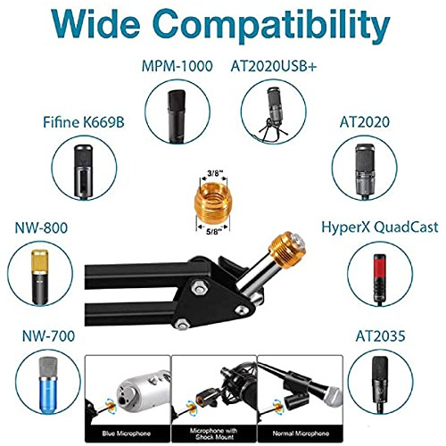 Brazo De Pluma Hyperx Quadcast, Heavy Duty? Soporte De ...