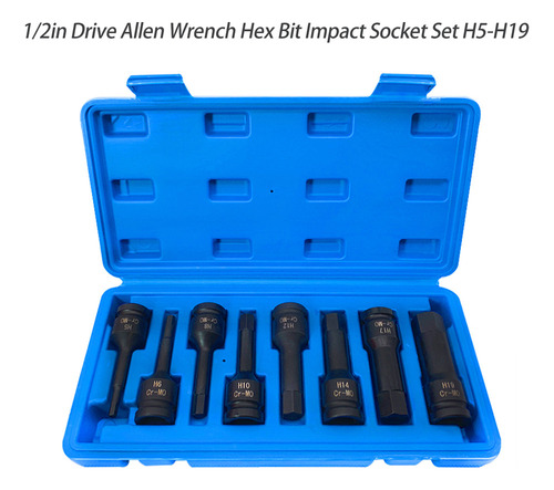 - Juego De Llaves De Impacto Hexagonales Para Tuercas Allen