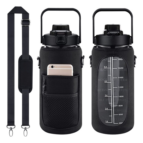 Moyac Botella Agua Con Funda Protectora Botella De Agua 2