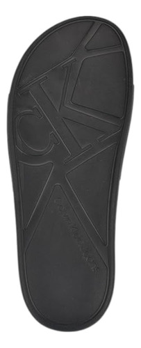 Chancla/sandalia Calvin Klein Wiston Negra Slide Para Hombre