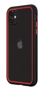 Funda Rhinoshield Bumper Para iPhone 11/ Xr - Black/rojo