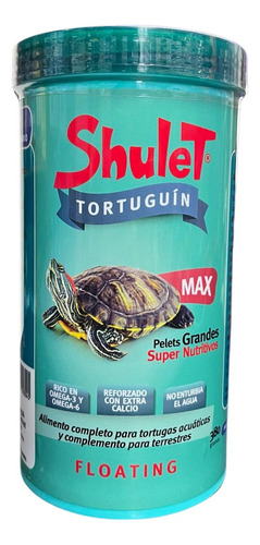  Shulet Tortuguin Max 380gr Alimento Tortuga Acuática Adulta