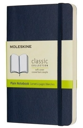 Cuaderno Moleskine Classic Pocket Soft - Azul Zafiro Plain