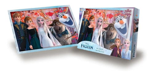 Rompecabezas Puzzle Frozen Il X 240 Piezas Princesas Juego